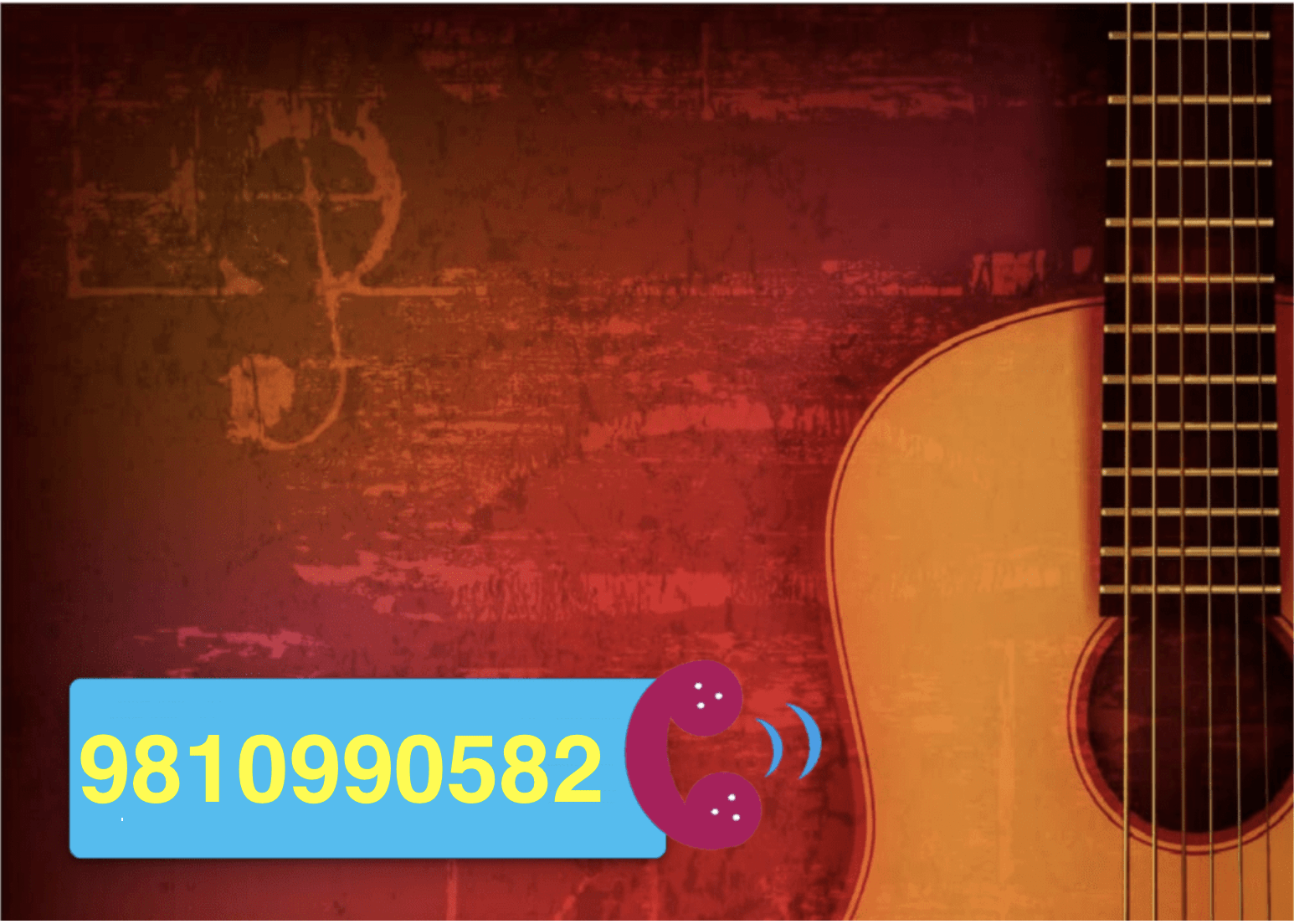 Call us now for Guitar Piano Violin Singing Classes